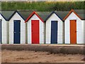 SX8959 : Beach huts at Goodrington Sands by Steve Daniels