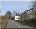 Houses by the letter-box at Clapworthy