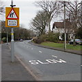 Warning sign - Elderly people, Lichfield Road, Sutton Coldfield