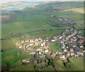 Houses at Winford from the air