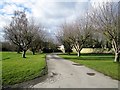 Access  road  to  Manor  Farm  over  The  Green