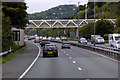 Footbridge over the A55 near Llandrillo-yn-Rh?s