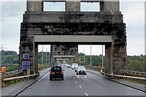 SH5470 : North Wales Expressway, Pont Britannia by David Dixon