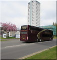 Megabus Gold sleeper coach, St David