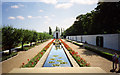 TL4059 : The Reflecting Pool at Cambridge American Cemetery by Jeff Buck