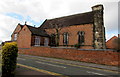 Chapel Lane side of Holy Cross Catholic church, Lichfield