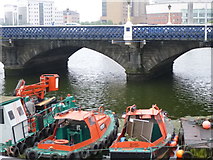 J3474 : Working boats on the River Lagan by John C