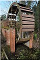 SO3859 : Waterwheel at The Leen by Philip Halling