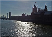 TQ3079 : Parliament and The Thames from Westminster Bridge by Neil Theasby