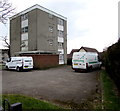 Two Bron Afon vans parked near Bron-y-garth, Croesyceiliog, Cwmbran