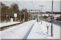 NS5468 : Snow covered platforms at Anniesland railway station by Garry Cornes