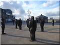 Peter Burke sculptures at the Royal Arsenal, Woolwich