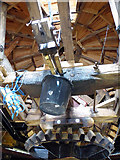 TL5966 : Stevens' Mill, Burwell - looking up into the cap by Chris Allen
