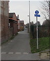 Footpath & cycleway from Shotton towards Connah