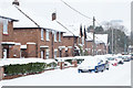 Icicles on houses on Lister Terrace East