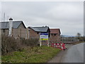 New houses being built opposite the entrance to the golf club