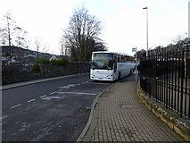 NT4936 : A Borders bus stands in Galashiels bus station by John Lucas