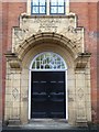 Door and porch to Victoria Institute