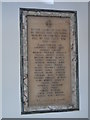 TG2308 : WW1 Memorial in the United Reformed Church, Norwich Pt 2 by Adrian S Pye