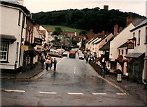 SS9943 : Dunster High Street by Andy Lewis