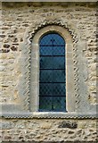 SP8526 : Stewkley church: Norman window by Stefan Czapski