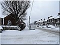 Snowy street scene