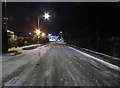 Snow and ice on Pate Road