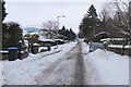 NT2539 : Snow in Bonnington Road, Peebles by Jim Barton