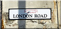 London Road sign