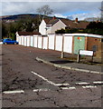 Raglan Court lockup garages, Croesyceiliog, Cwmbran