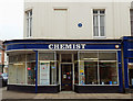 Leamington Spa: site of Blue Plaque - 35 Bath Street