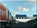 TQ5789 : M25 dropping towards the A127 junction by Christopher Hilton