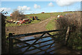 Machinery by the track, Oak Down