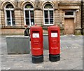 A pair of postboxes