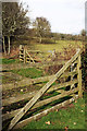 SX7089 : Two gates, Rushford Barton by Derek Harper