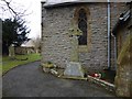 War Memorial at Holy Trinity Church, Gwernaffield