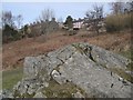 Rock outcrop below Gerlan