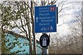 Cyclepath sign, Tweedbank