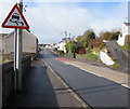 Warning sign - skid risk, Pembrey