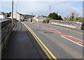 Across a former railway bridge, Pembrey