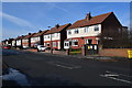 The last houses in Banks Road