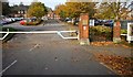 Car park entrance, Sandown Park Racecourse