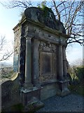 NS7993 : The Kirkyard: Sconce Monument by Lairich Rig