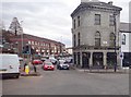 The junction of Upper Water Street/Abbey Way and Kildare Street, Newry