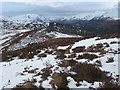 NH2222 : View west off ridge above Loch nan Sean-each near Glen Affric by ian shiell