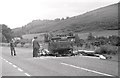 NH4830 : Crashed lorry, A831 by Richard Sutcliffe