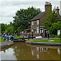 Atherstone Top Lock and cottage, Warwickshire