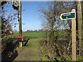 Footpath by Braggs Lane, Herne