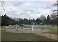 SJ9042 : Outdoor gym in Queen's Park, Longton by Jonathan Hutchins