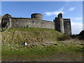 Kidwelly castle walls